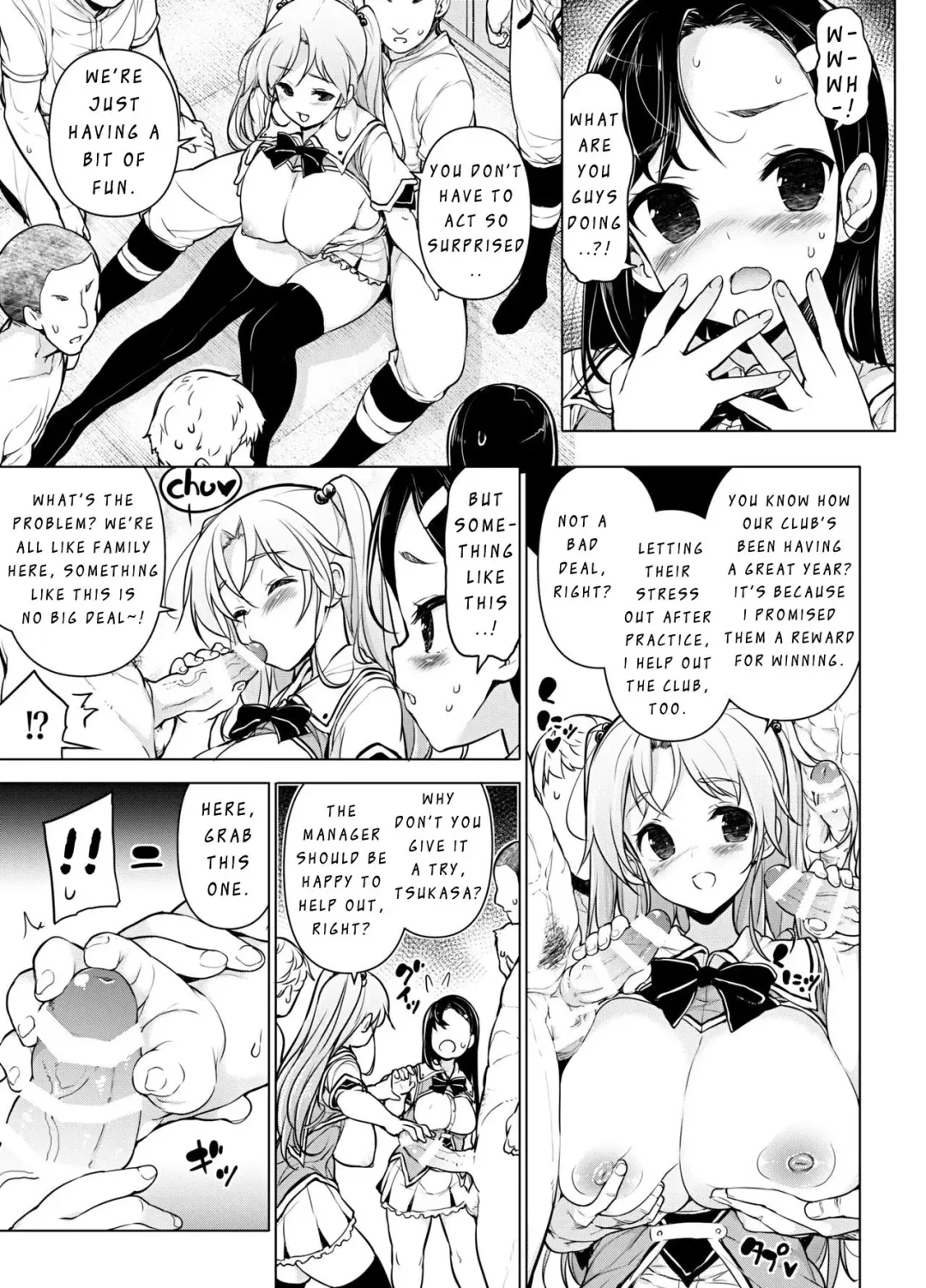 [Motomushi] Kenmei!? Bukatsu Mane Houshi | WORK Hard! CLUB MANAGER SERVICE! Fhentai.net - Page 4