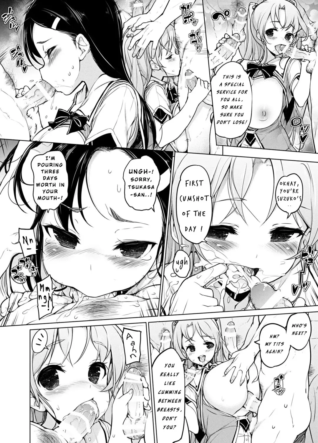 [Motomushi] Kenmei!? Bukatsu Mane Houshi | WORK Hard! CLUB MANAGER SERVICE! Fhentai.net - Page 7