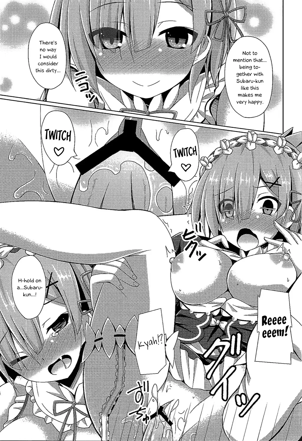 [Narumi Yuu] Oshiete Rem Sensei - Emilia-tan to Manabu Hajimete no SEX | Teach me, Rem-sensei! An introduction to sex with Emilia-tan Fhentai - Page 8