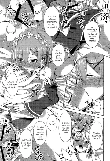 [Narumi Yuu] Oshiete Rem Sensei - Emilia-tan to Manabu Hajimete no SEX | Teach me, Rem-sensei! An introduction to sex with Emilia-tan Fhentai - Page 18