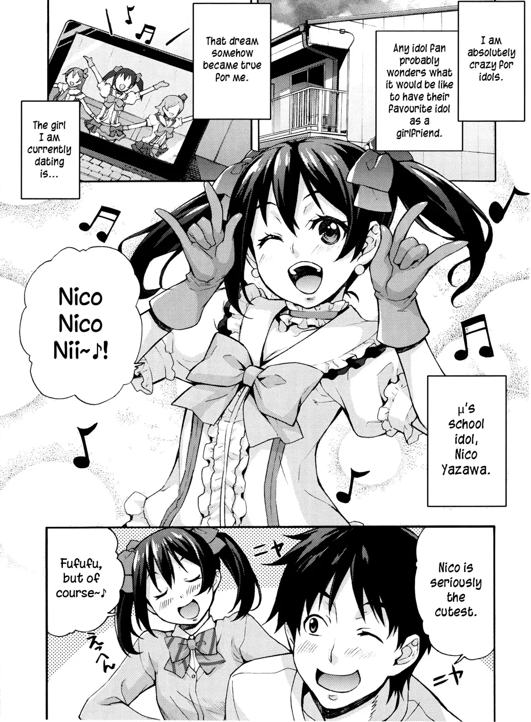 [Takurou] Nico-nii Nama Ecchi | Nico-nii Nama Sex Fhentai - Page 2