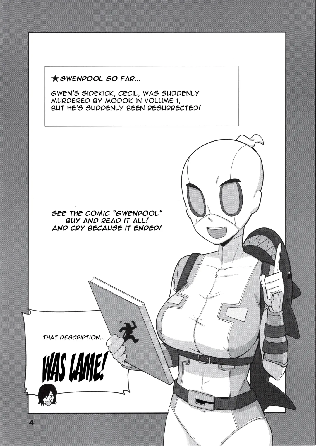 [Bowieknife] Gwenpool (Watashi tachi Icya-Love Shimashita) | Gwenpool Fhentai.net - Page 4