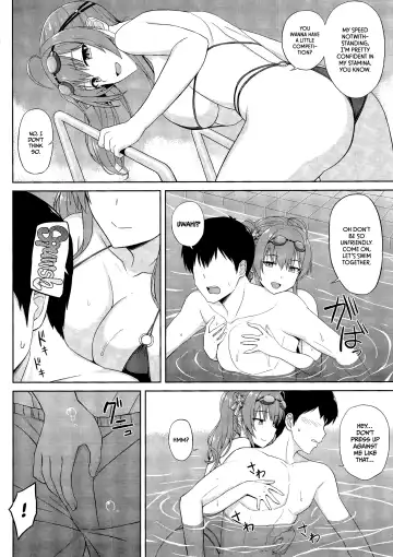 [Summer] Zara to Miwaku no Poolside | Zara's Poolside Temptation Fhentai - Page 3