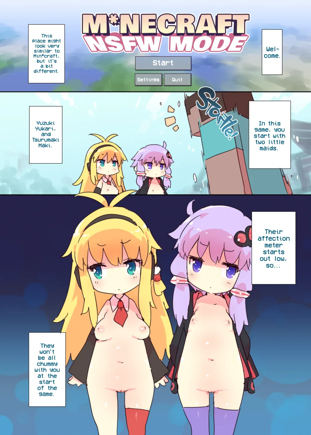 [Petenshi] Ecchi na M*necraft Goannai Bon | M*necraft: NSFW Mode (decensored) Fhentai - Page 2