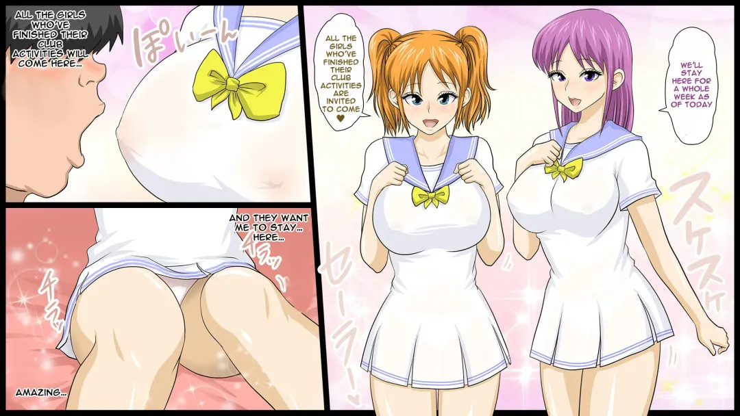 [Yamato Nyaon] Zenin Kanojo 4 Harem Sex Zanmai na Nukinuki Natsuyasumi Fhentai - Page 49