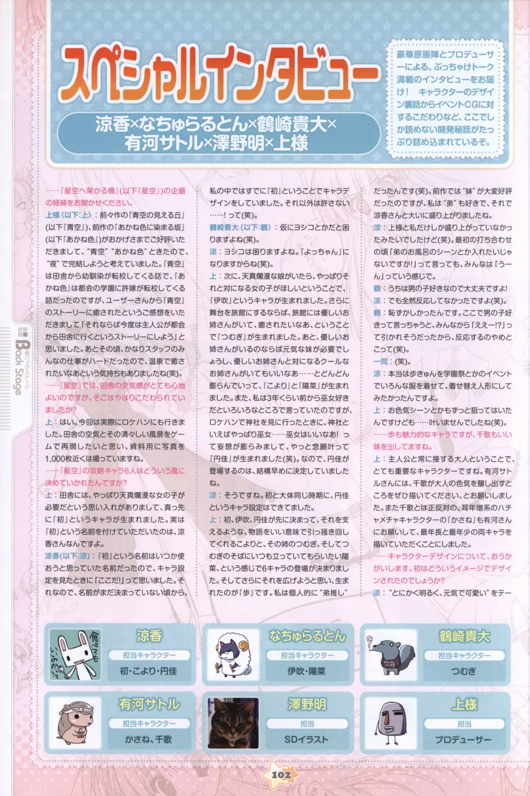 Hoshizora e Kakaru Hashi Visual Fanbook Fhentai - Page 104