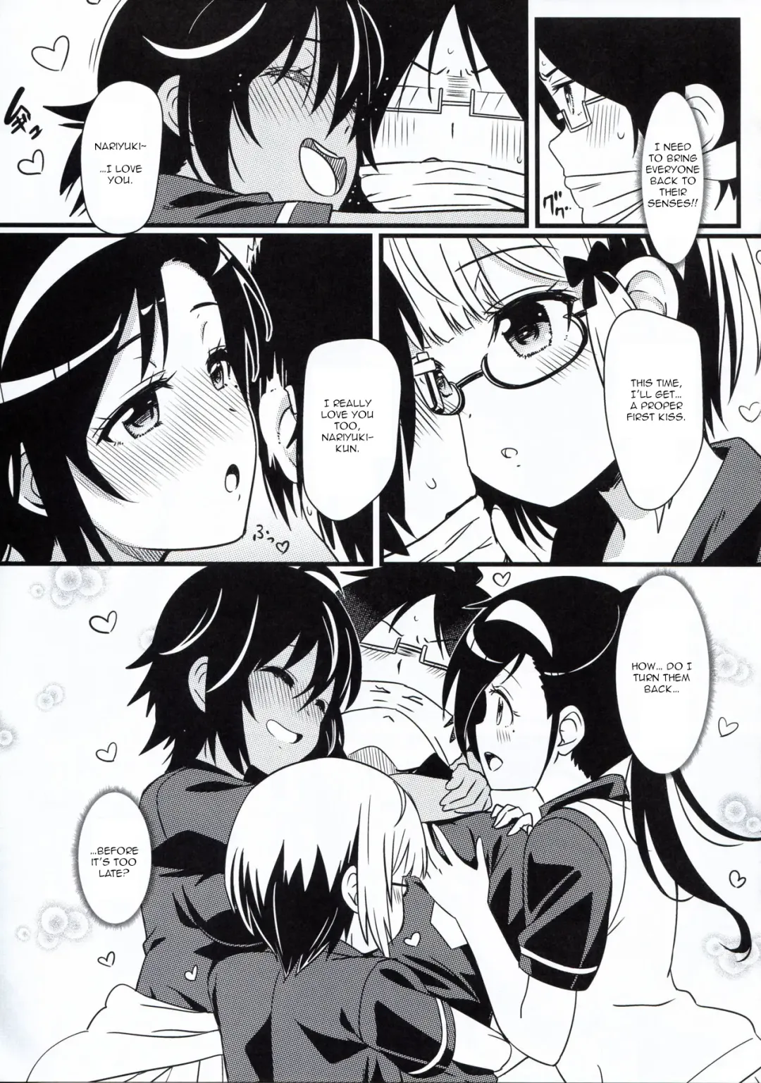[Eitarou] Bokutachi wa Saimin Kakatte Benkyou Dokorojanai  | We never learn under Hypnosis Fhentai - Page 4