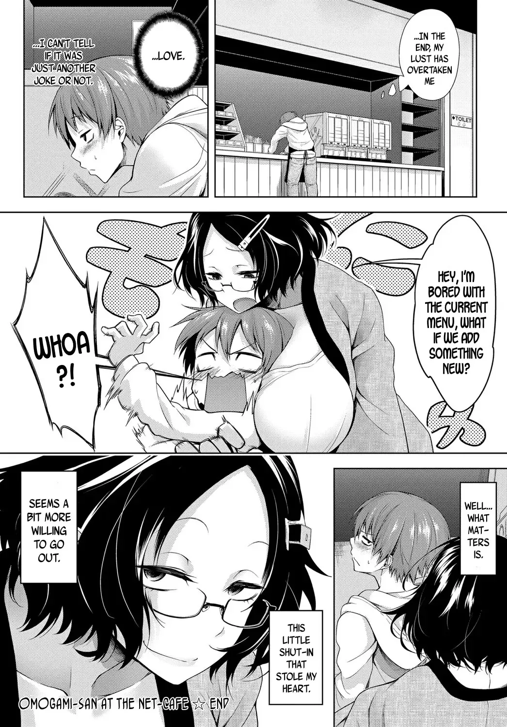 [Haguruma] Nekafe no Omogami-San | Omogami-san at the Net-Cafe Fhentai - Page 22