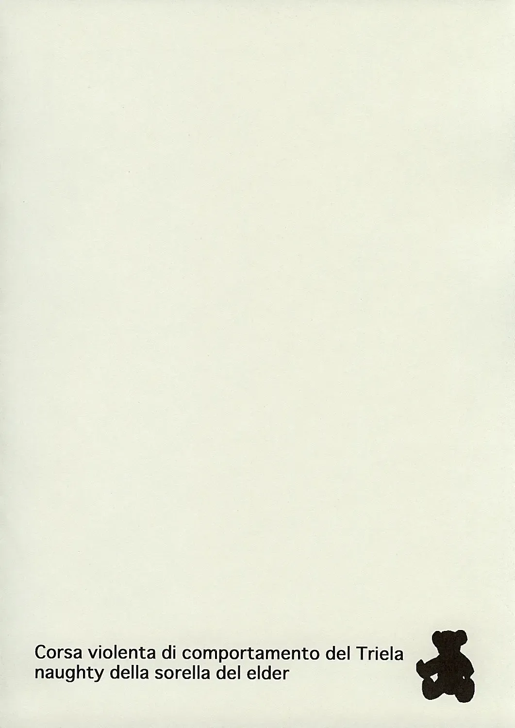 [Kagetora - Shoryutei Enraku] Corsa violenta di comportamento del Triela naughty della sorella del elder Fhentai - Page 19