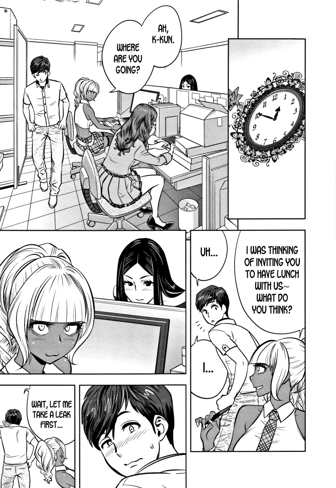 [Tatsunami Youtoku] Gal Ane Shachou to Harem Office ~SEX wa Gyoumu ni Fukumimasu ka?~ Fhentai.net - Page 137