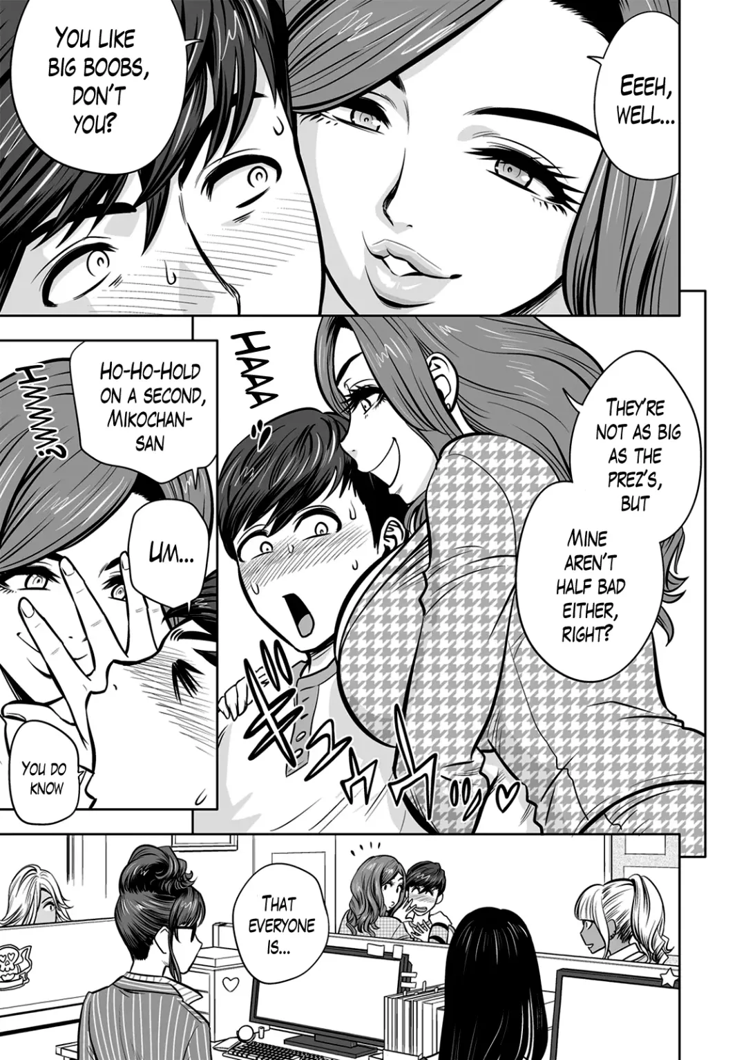 [Tatsunami Youtoku] Gal Ane Shachou to Harem Office ~SEX wa Gyoumu ni Fukumimasu ka?~ Fhentai.net - Page 57