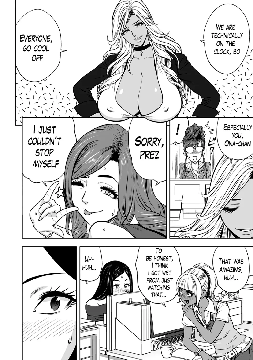 [Tatsunami Youtoku] Gal Ane Shachou to Harem Office ~SEX wa Gyoumu ni Fukumimasu ka?~ Fhentai.net - Page 78