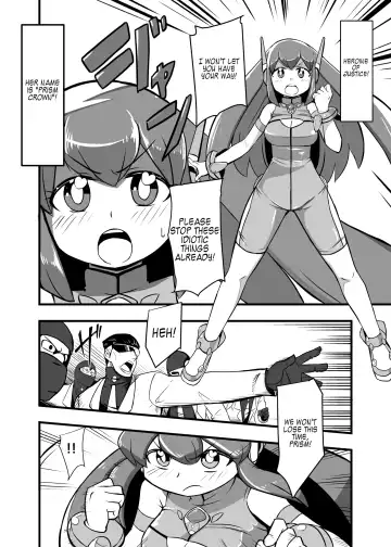 [Iken] Aku no Soshiki ni Haiboku Shite Ryoujoku Sareru Henshin Heroine Prism Crown Fhentai.net - Page 4