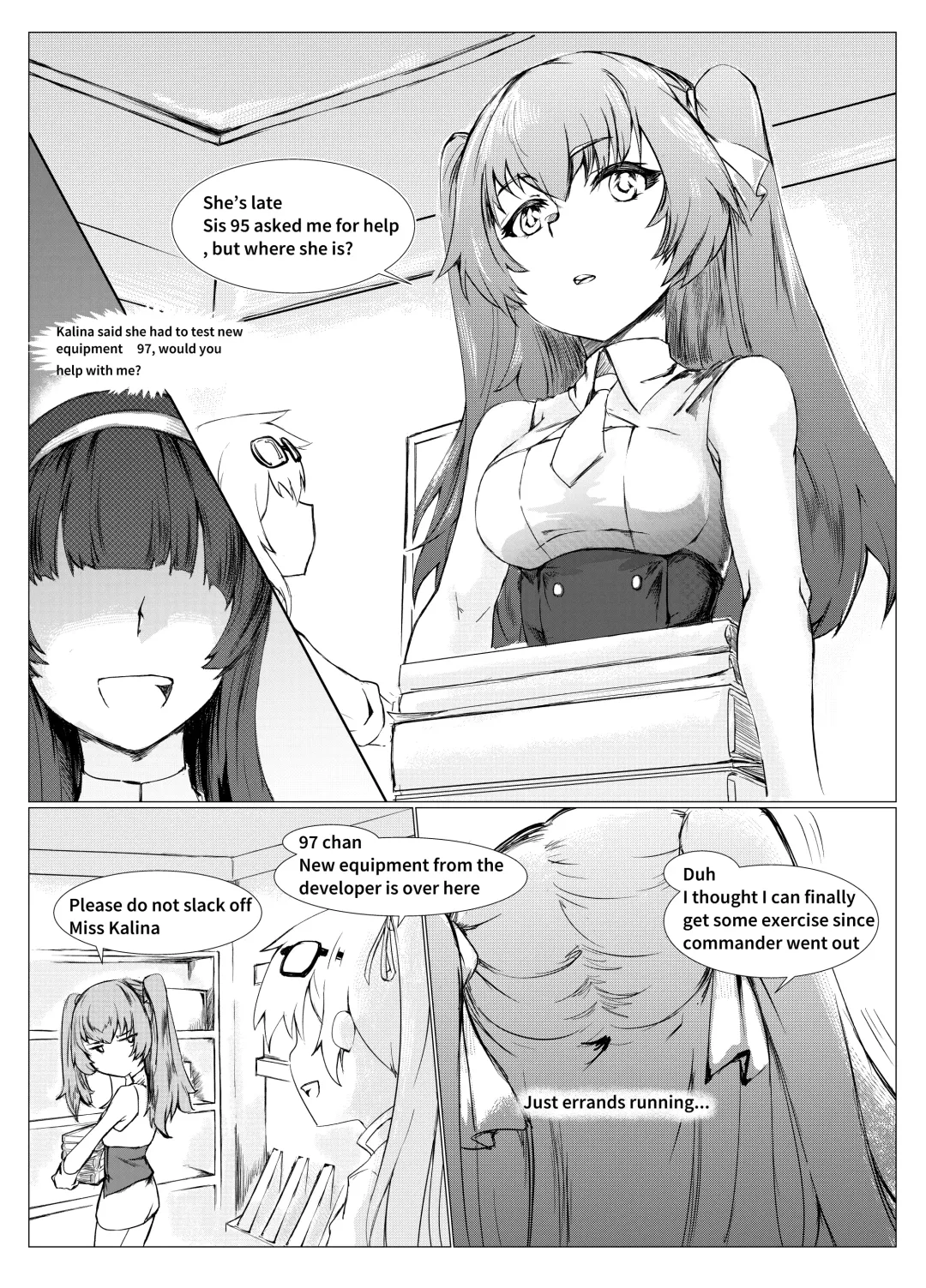 [Tangent3625] T-Dolls only Simulation Training Machine Fhentai.net - Page 3