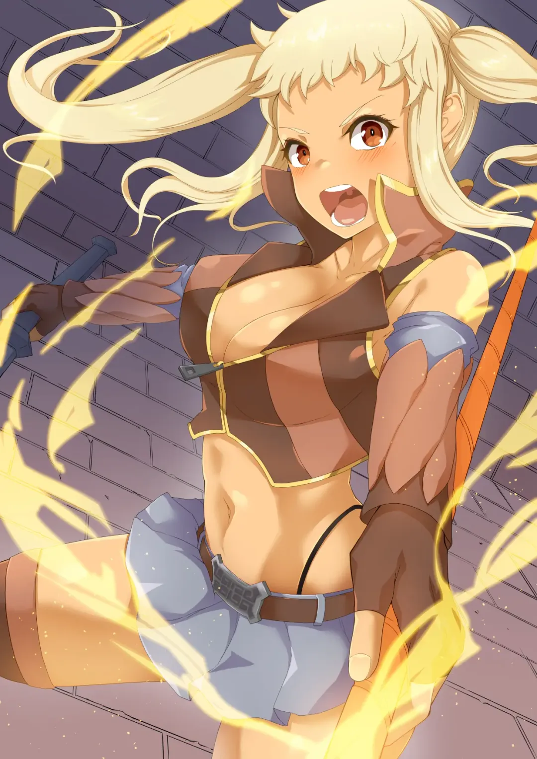 [Gotarou] Tsuyoi Onna Senshi, Inma o Taoshita Kurou ga Mukuwarezu Nikubenki ni Naru Fhentai - Page 1