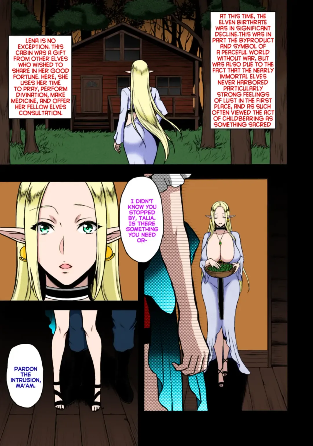 [Usagi Nagomu] Kaika - Ochita Elf Tsuma Fhentai - Page 4