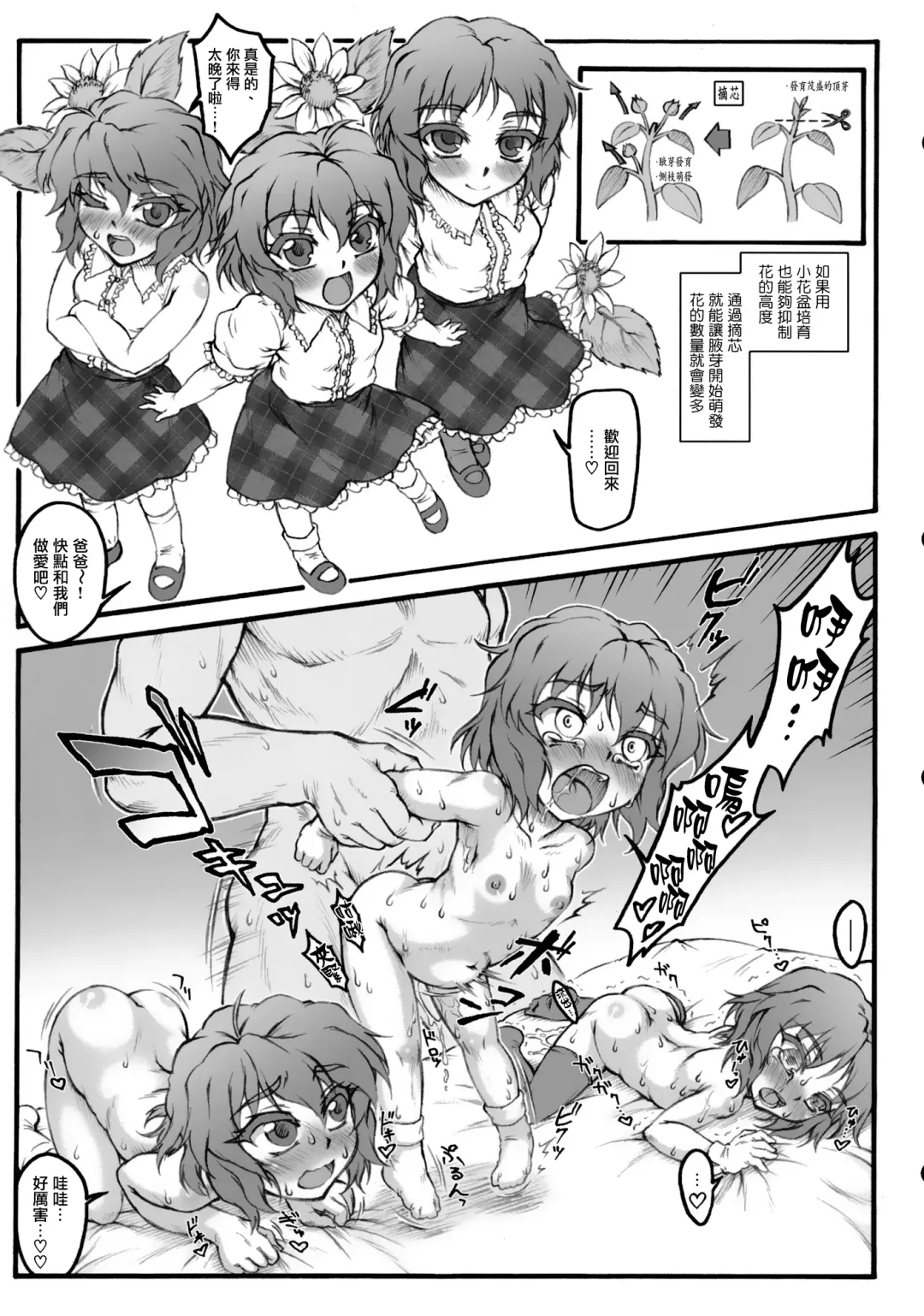 [Yaburebouki Akuta] Himawari no Sodatekata Fhentai - Page 7