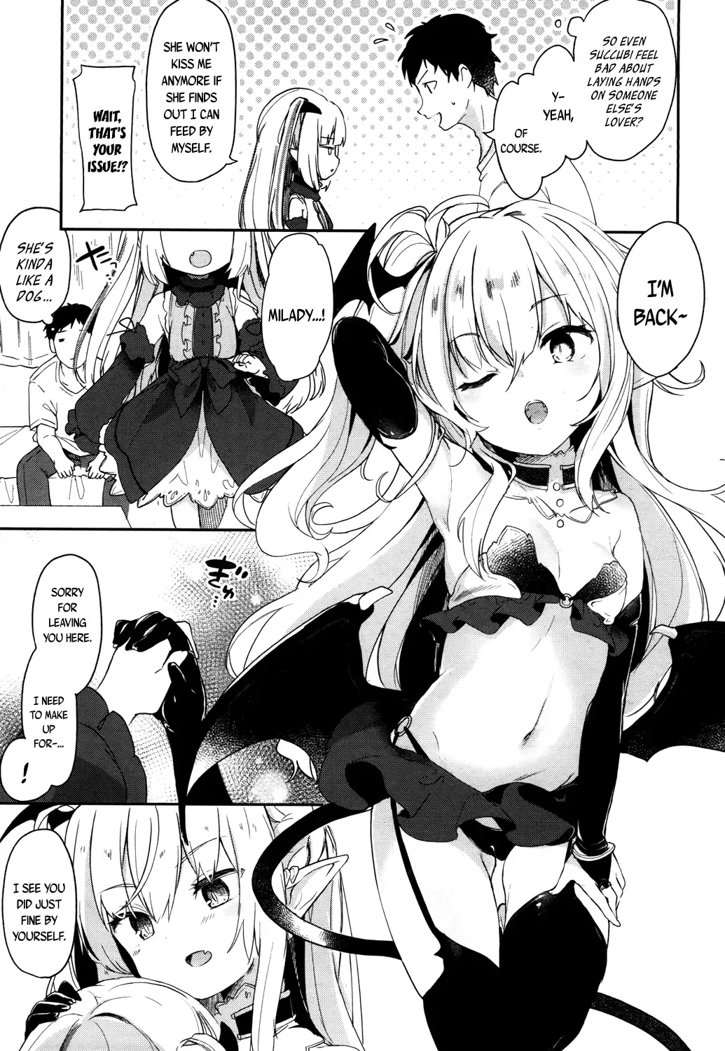 [Tamano Kedama] Boku wa Chiisana Succubus no Shimobe - I am a slave of a small succubus Fhentai - Page 84