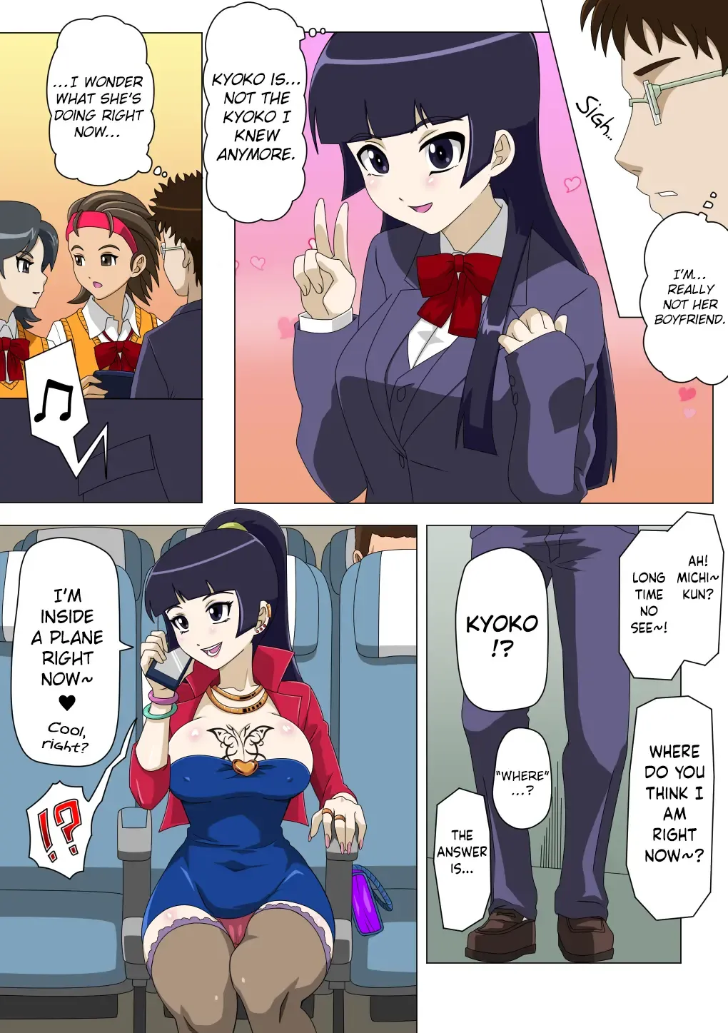 [Straw] Ryuugaku Shita Osananajimi 2 || My Kyoko Abroad 2 Fhentai - Page 3