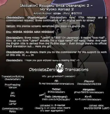 [Straw] Ryuugaku Shita Osananajimi 2 || My Kyoko Abroad 2 Fhentai - Page 22