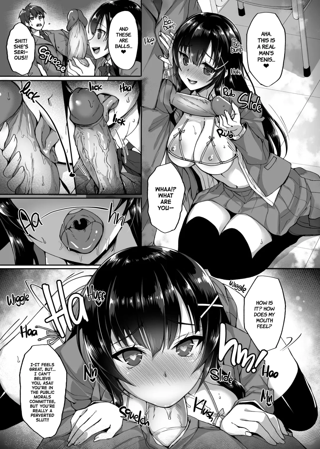 [Takeda Aranobu] Chishojo Fuuki Iin no Minna ni Ienai Inbi na Onegai | The Perverted Virgin Public Morals Committee Member's Secret Naughty Request (decensored) Fhentai - Page 5