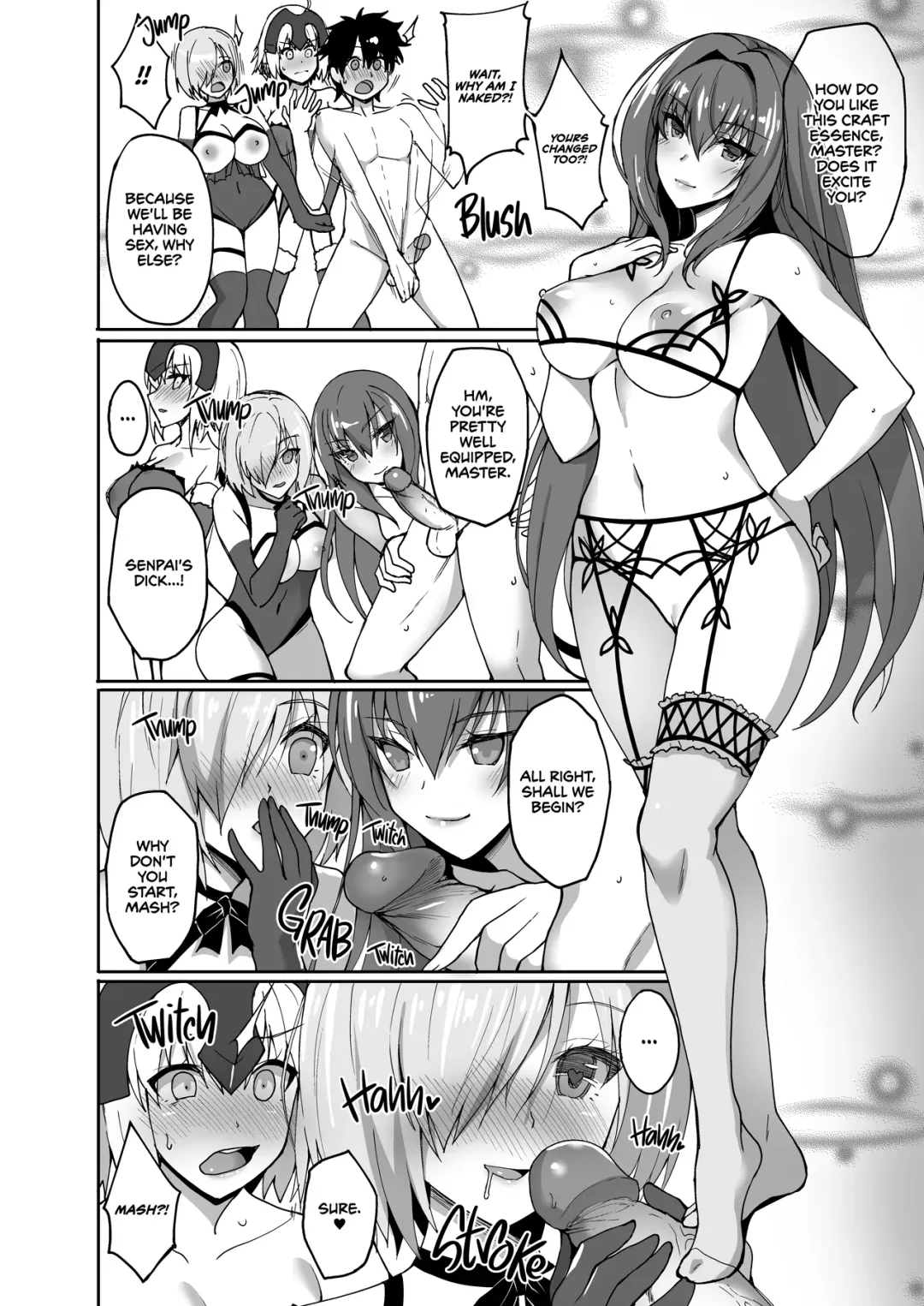 [Takeda Aranobu] Shishou ga Michibiku Chaldea Servant Harem Seikatsu | Chaldea Servant Harem Life with Master (decensored) Fhentai - Page 6