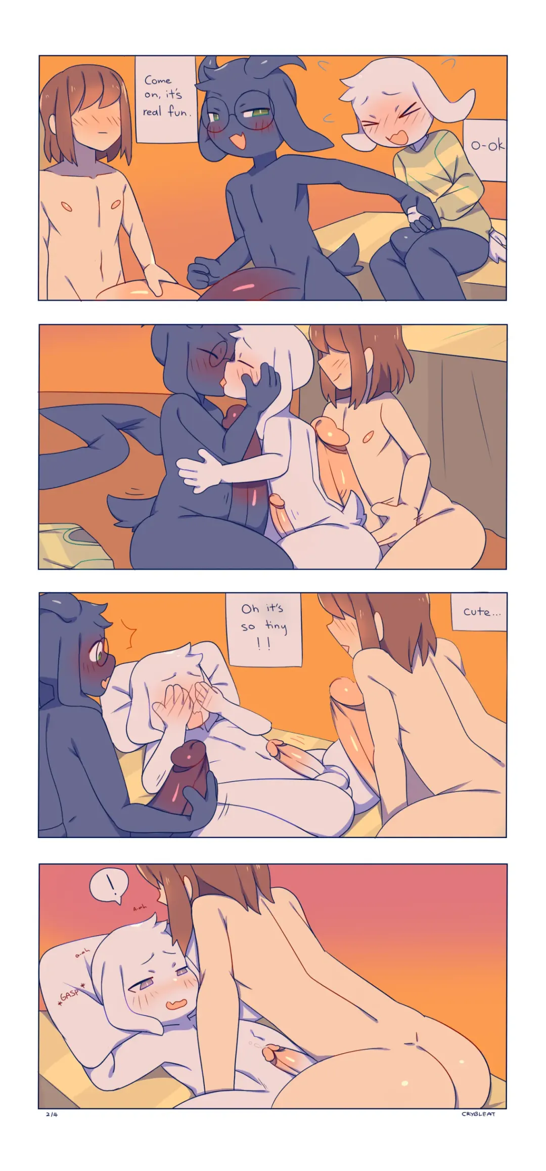 [Crybleat] Asriel Gangbang Fhentai.net - Page 2