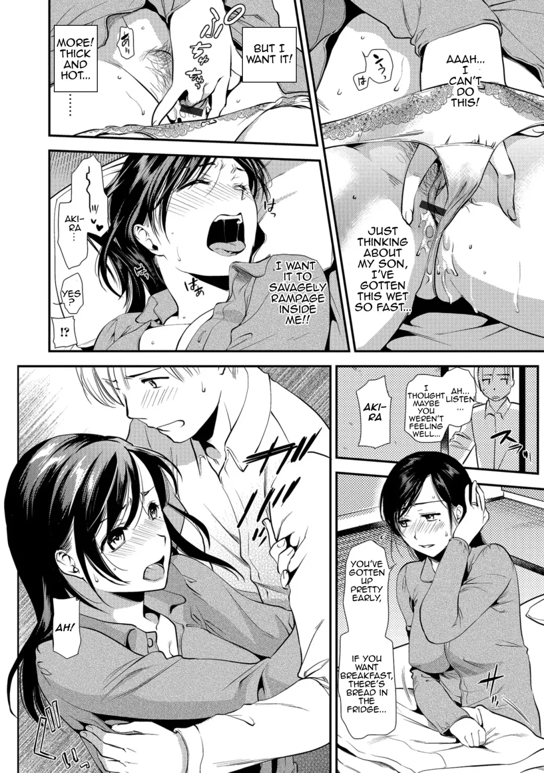 [Ohsaka Minami] Hatsujou Oyako -Okaa-san wa Shinpaisei- | Rutting Mother and Son ~Mother Tends to Worry~ Fhentai - Page 42
