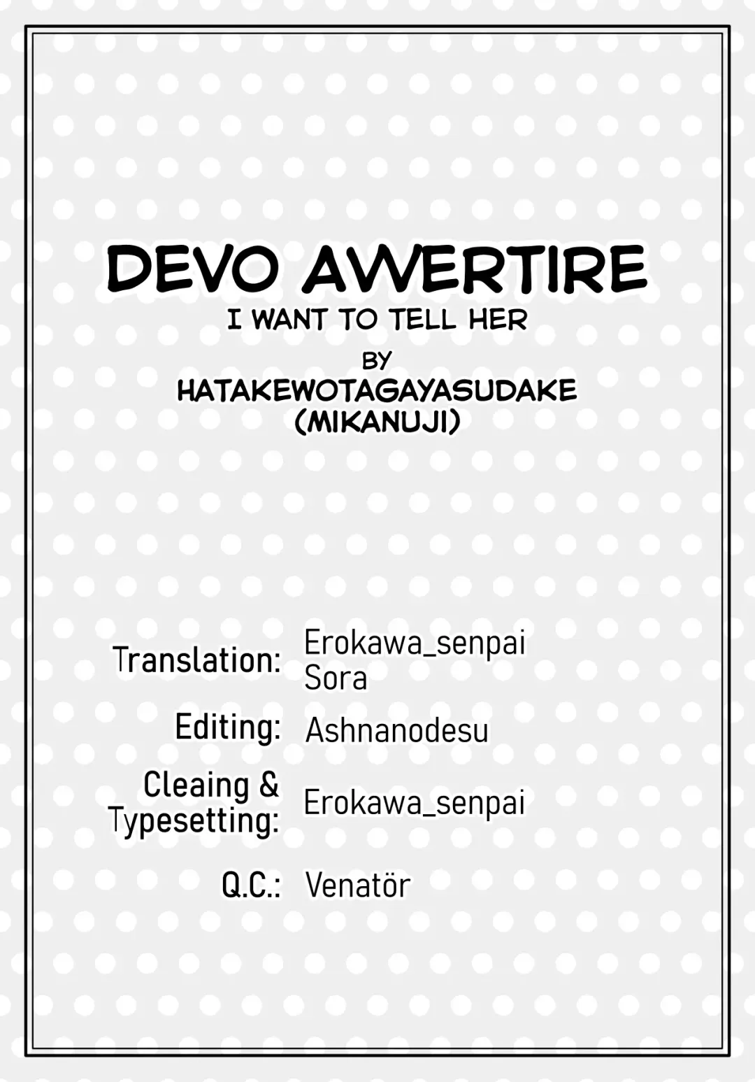 [Mikanuji] Devo Avvertire Fhentai - Page 21