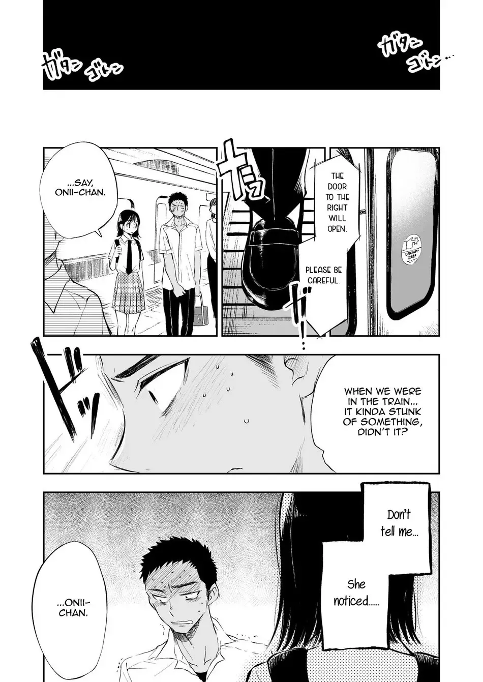 [Mitarou] Imouto o Chikan kara Mamoritakatta no ni, Jibun ga Chikan sarechatta Onii-chan no Hanashi. Fhentai - Page 14