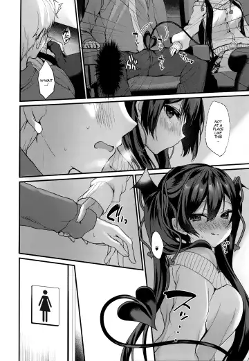 [Ayuma Sayu] Koakuma-chan no Kougeki! 3 Onnanoko no toilet de Hen | Little Devil Going On The Offensive! 3 Inside The Girls Bathroom Fhentai - Page 7