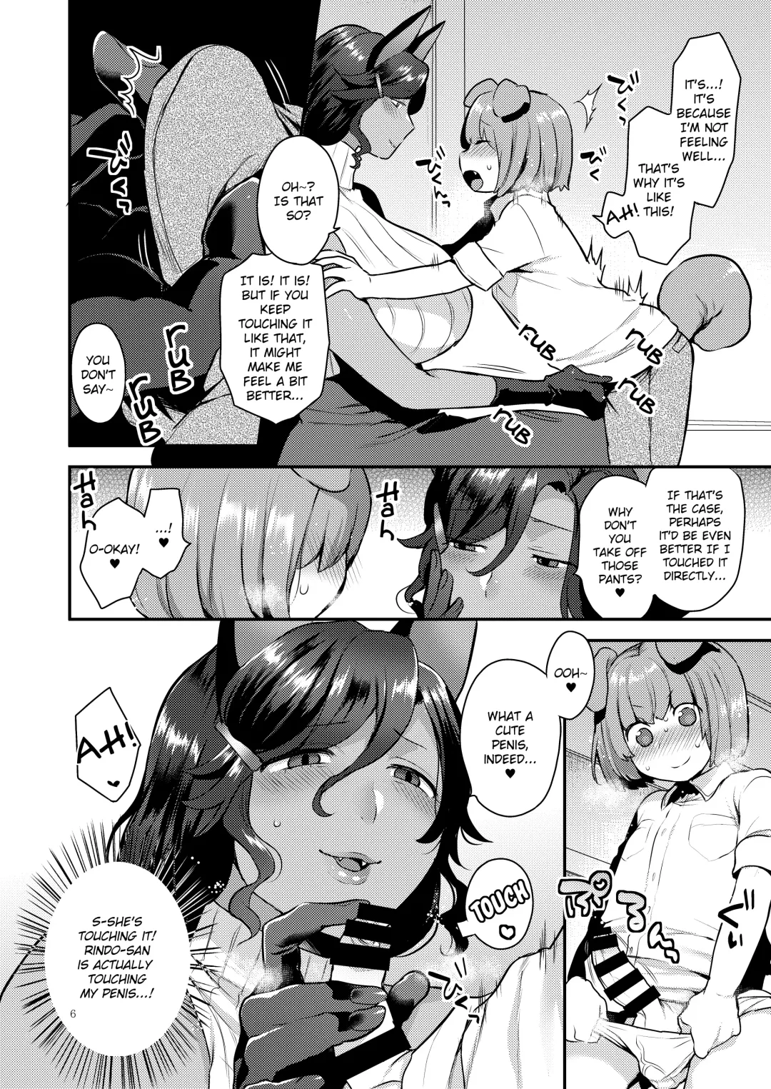[Mogiki Hayami] Rindo-san no Fukafuka | The Rather Furry Rindo-san Fhentai - Page 6