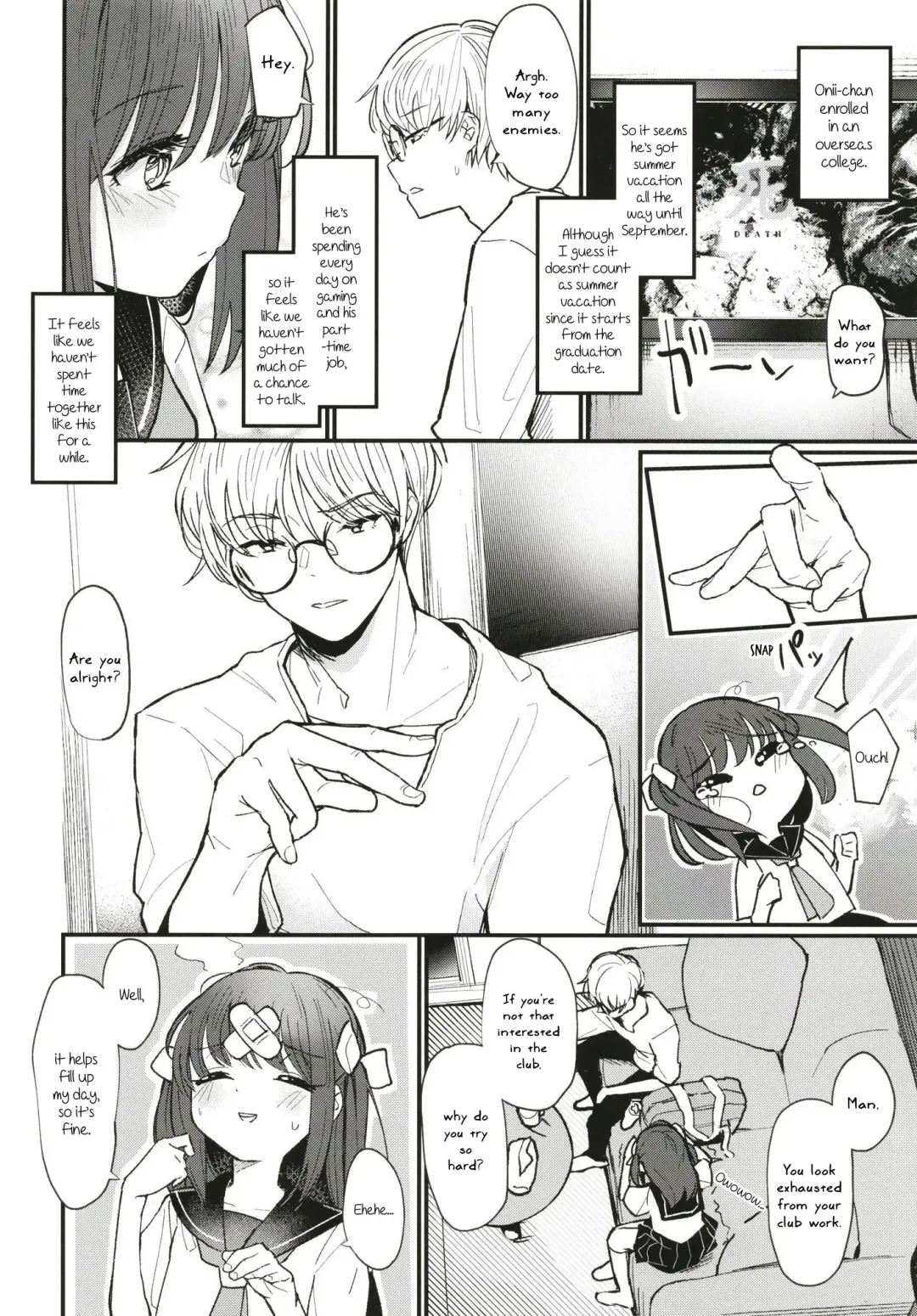 [Daki Makura] Onii-chan wa mada Natsuyasumichuu dakara Sex Shitemita Fhentai - Page 3