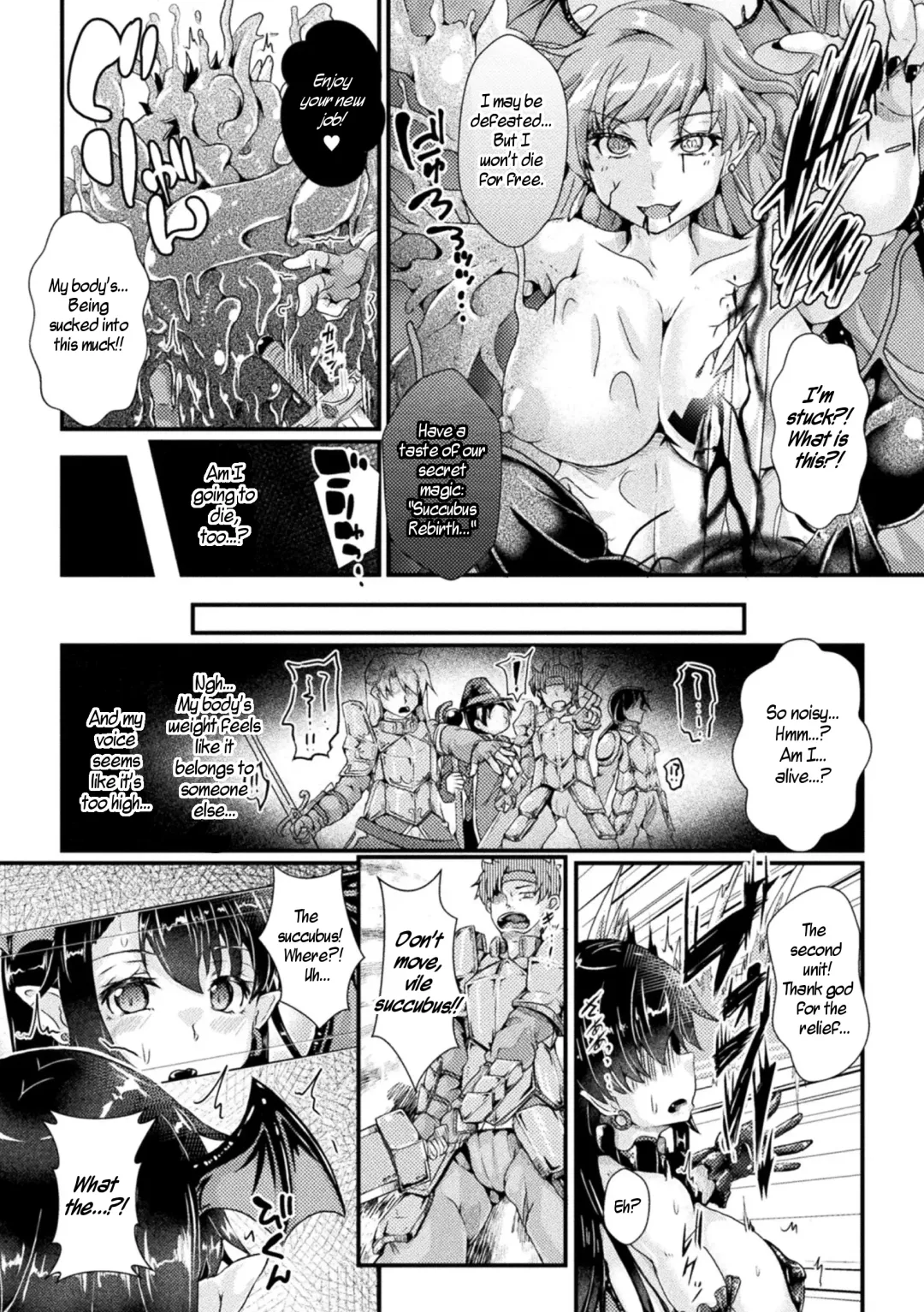 [Misakana] Nyotaika Kishi no Junan Inma Baishunfu Ochi | The Passion of the Feminized Knight/Fallen Succubus Whore Fhentai - Page 2
