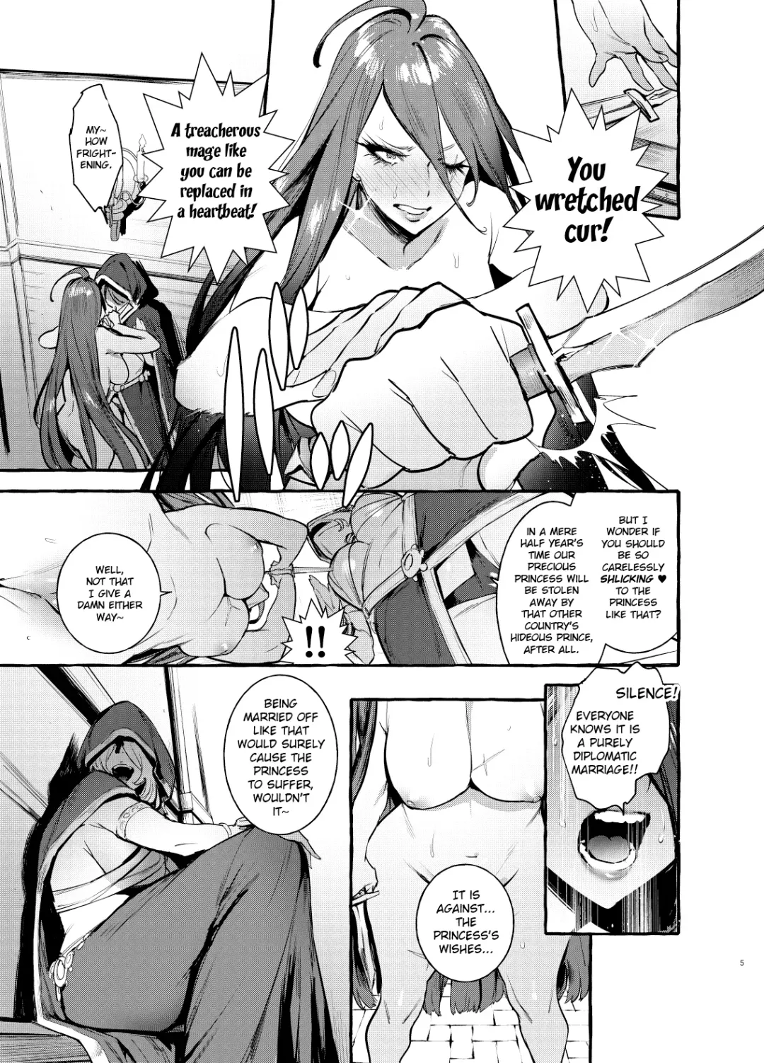 [Itami] Ochinpo Onna Knight to Shojo Hime | The Princess and the Knight of the Dick Fhentai - Page 6