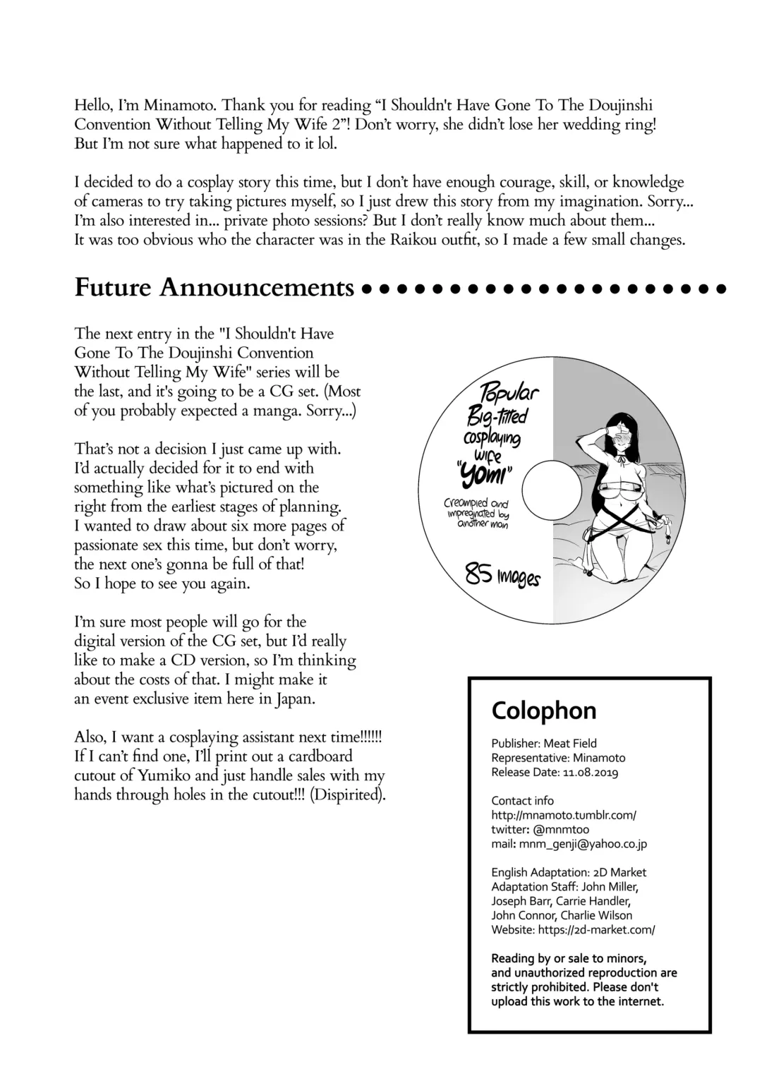 [Minamoto] Tsuma ni Damatte Sokubaikai ni Ikun ja Nakatta 2 | I Shouldnt Have Gone To The Doujinshi Convention Without Telling My Wife 2 Fhentai - Page 37