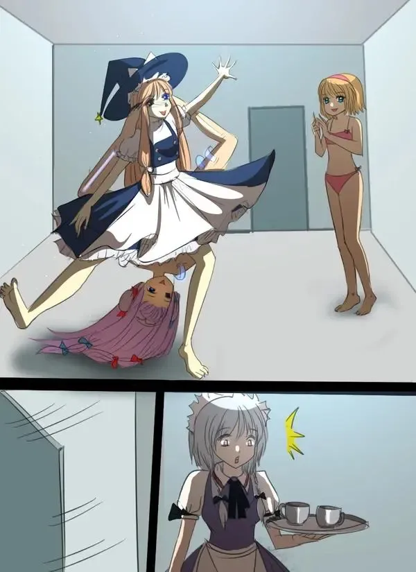 《附身是个什么玩意？》 附身十六夜咲夜 蕾米莉亚 斯卡雷特 Fhentai - Page 1