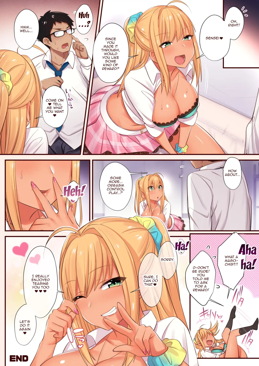 [Shirisensha] Kuro Gal Bitch no Shasei Kanri!? ~Shasei shitara Jinsei Tsumun desu ga~ | A Dark-Skinned Gal Bitch's Orgasm Control!? ~If You Cum Your Life Is Over~ Fhentai - Page 21