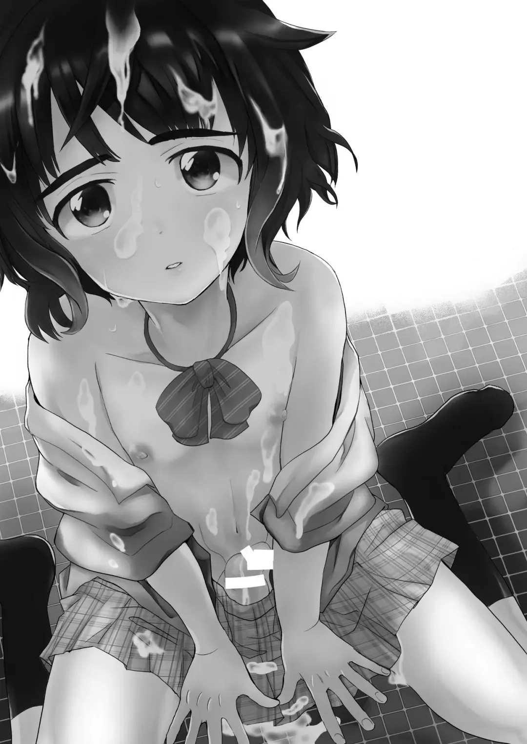 [Taguchi Monyata] Toilet ni Ittara SeJiru Mamire no Otokonoko ga Taorete Ita no de Toriaezu Irete Mita | When I Went To The Bathroom I Found A Trap Covered In Cum On The Ground So I Thought I'd Try Fucking Him Fhentai.net - Page 2