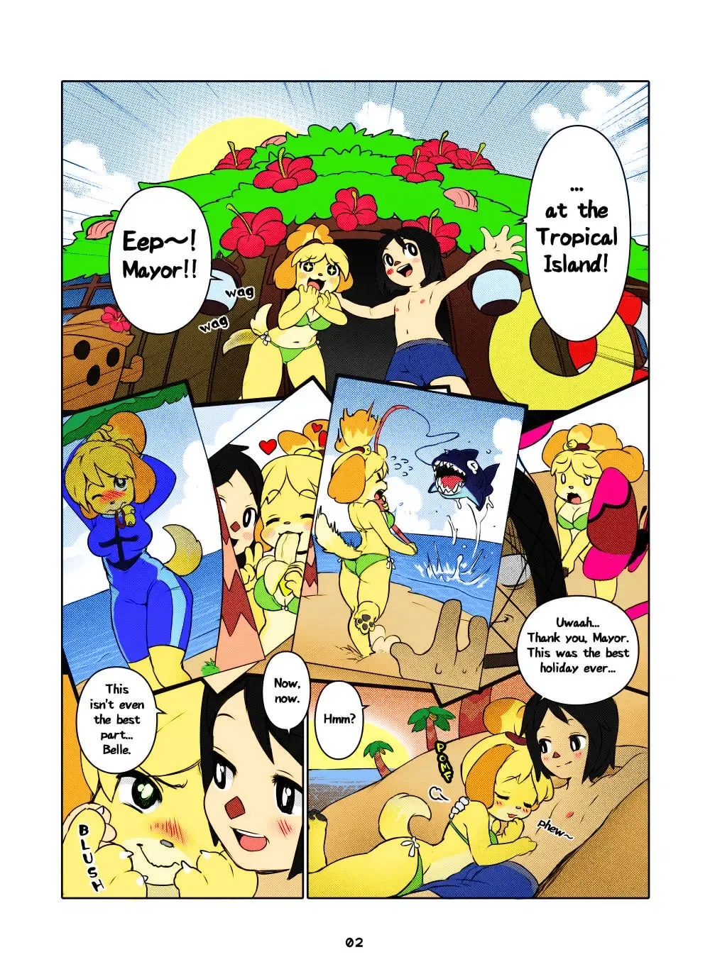 Belle's Love Vacation! Fhentai - Page 3