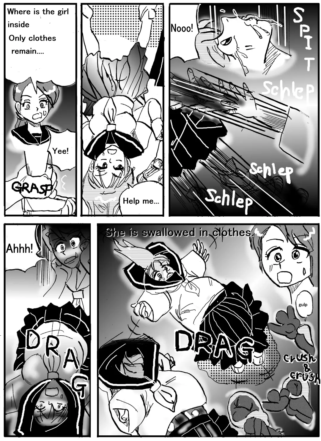 [Stuka] The real vore of the gaintess & Man-sucking leech fear Fhentai - Page 12