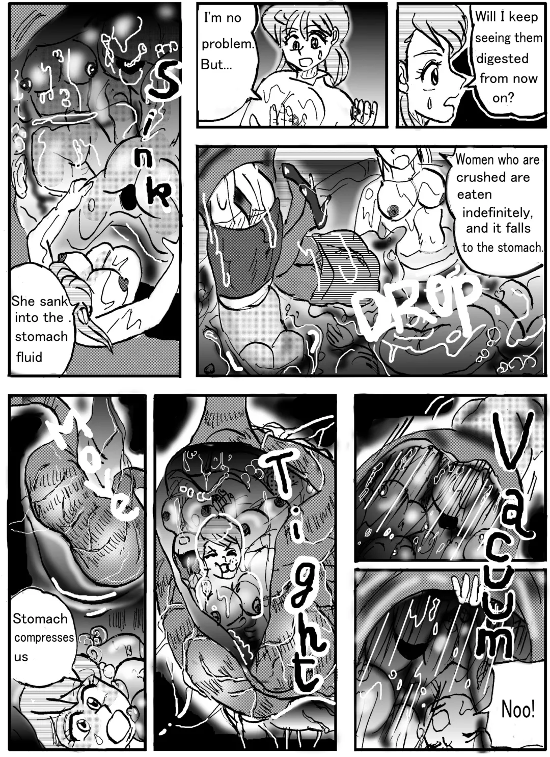 [Stuka] The real vore of the gaintess & Man-sucking leech fear Fhentai - Page 6