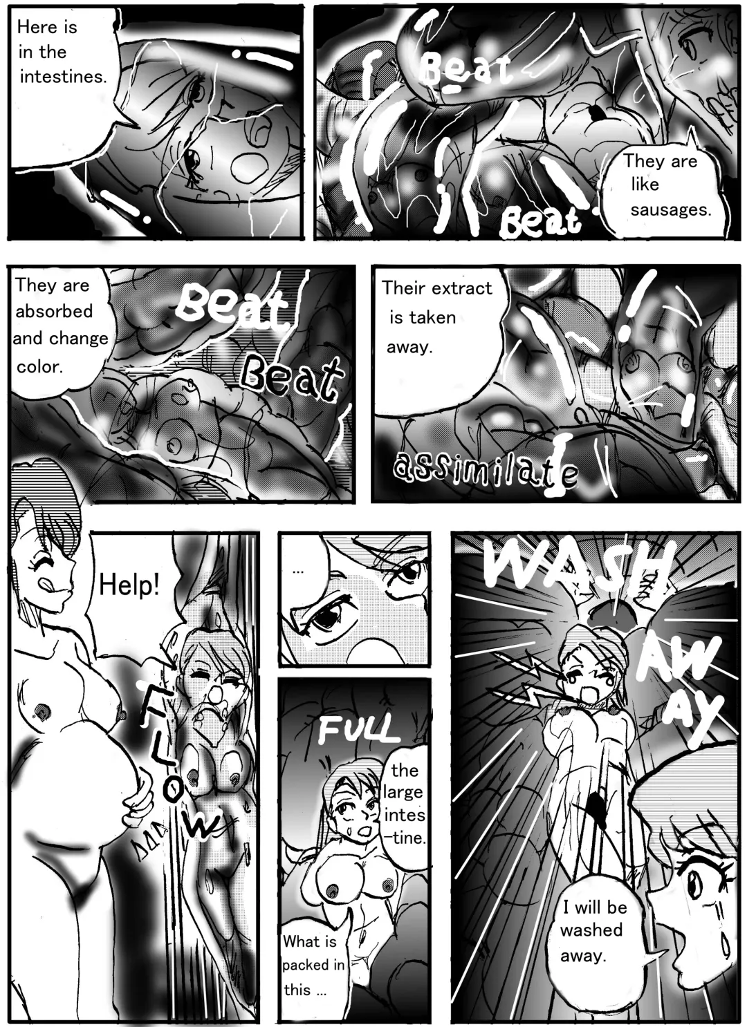 [Stuka] The real vore of the gaintess & Man-sucking leech fear Fhentai - Page 7