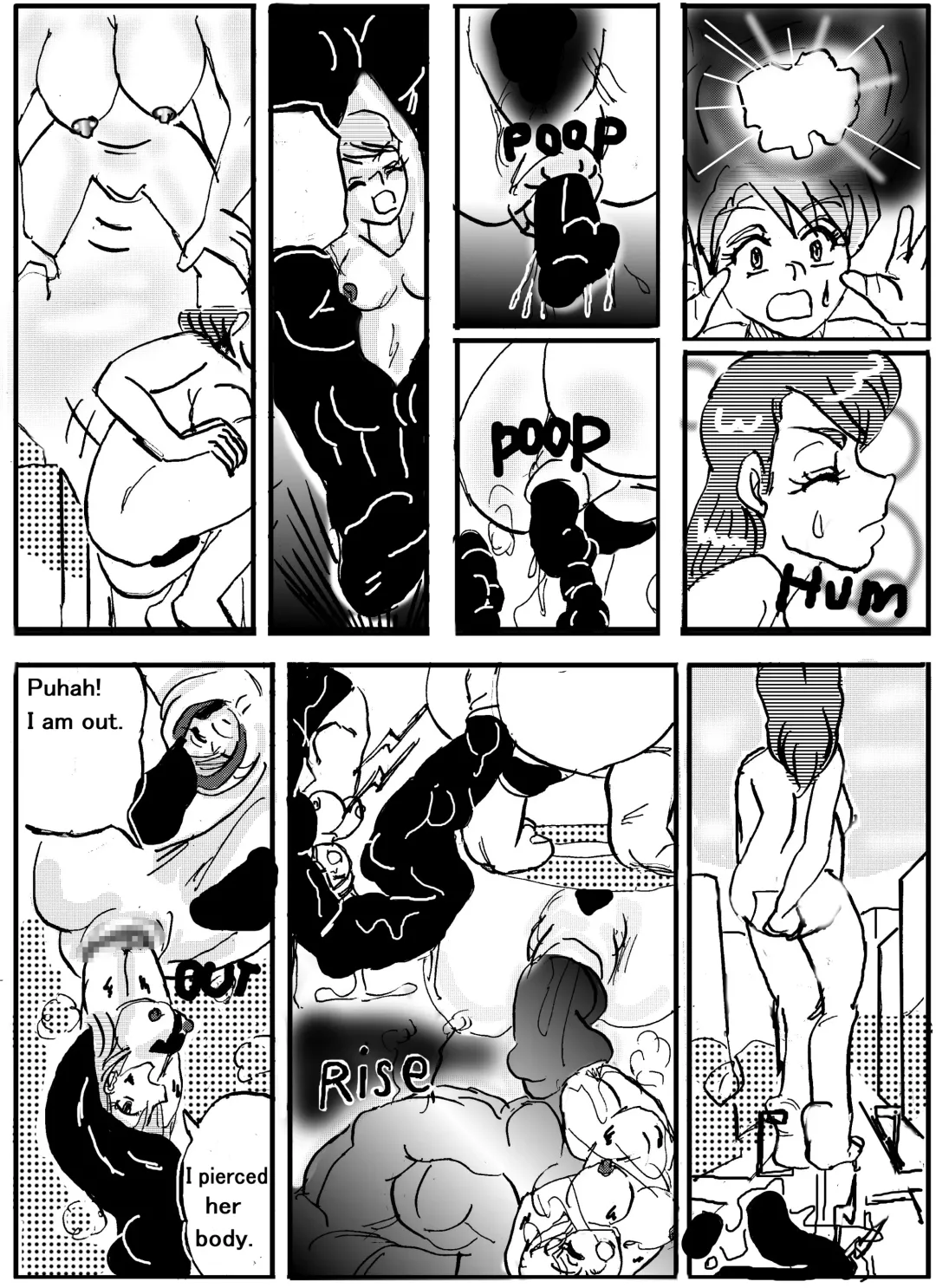 [Stuka] The real vore of the gaintess & Man-sucking leech fear Fhentai - Page 8