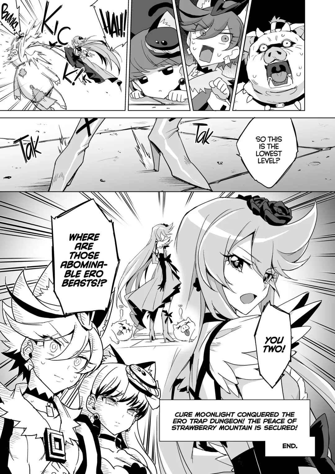 [Mucha] JK Cure VS Ero Trap Dungeon | JK Cures VS an Ero Trap Dungeon (decensored) Fhentai - Page 39