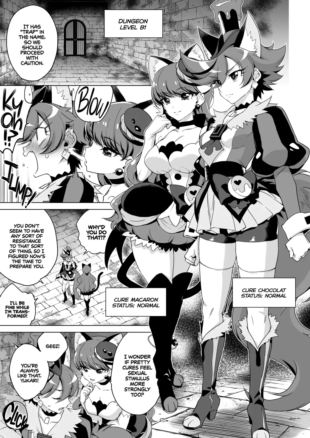 [Mucha] JK Cure VS Ero Trap Dungeon | JK Cures VS an Ero Trap Dungeon (decensored) Fhentai - Page 5