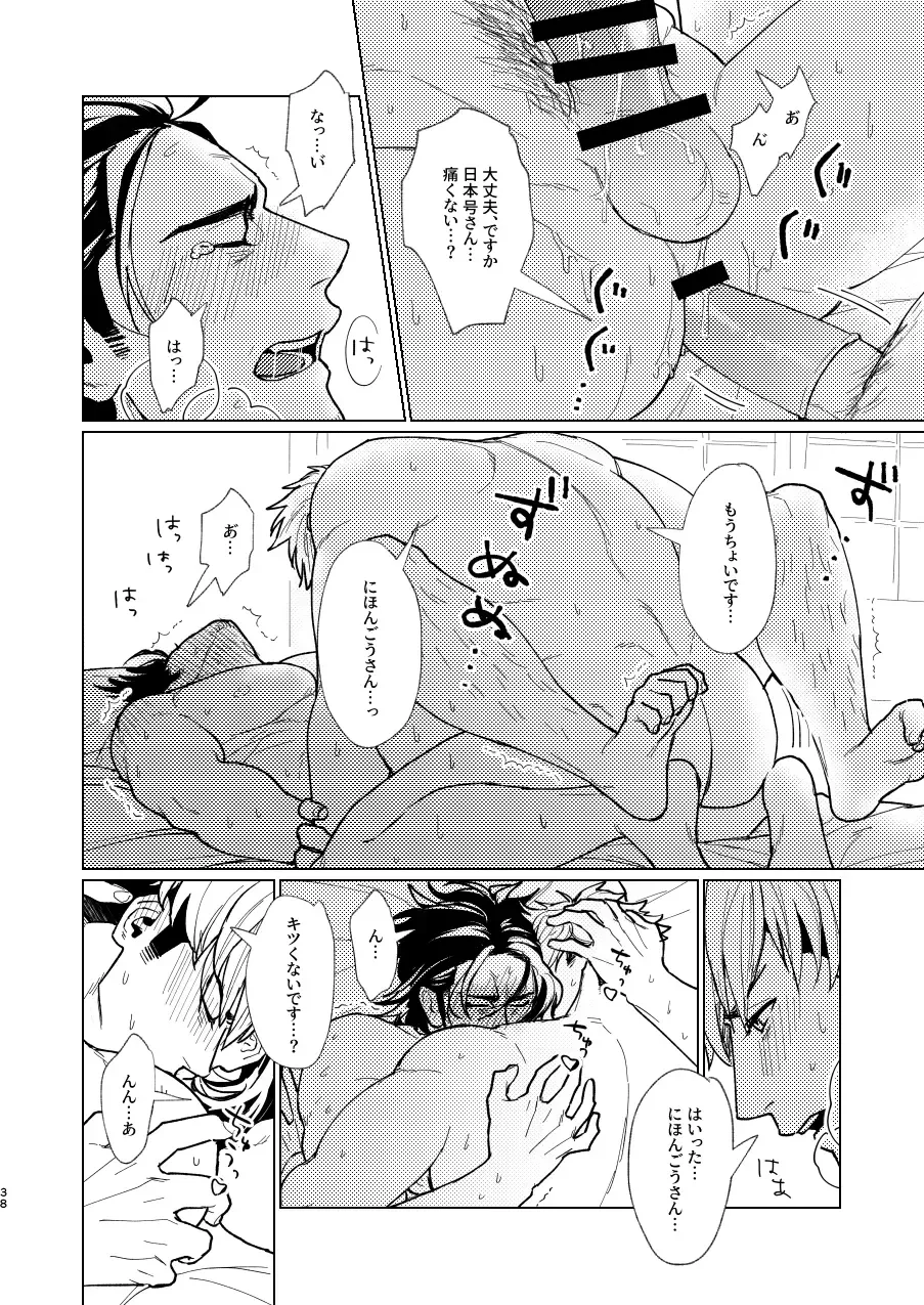 Nihongou-san to Saniwa no Hanashi Fhentai - Page 39