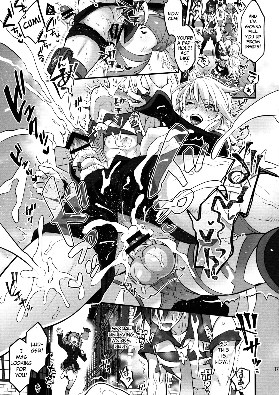 [Tokimachi Eisei] Totsu Nyuu Futanari Darake no Bunshi Sekai Fhentai - Page 17