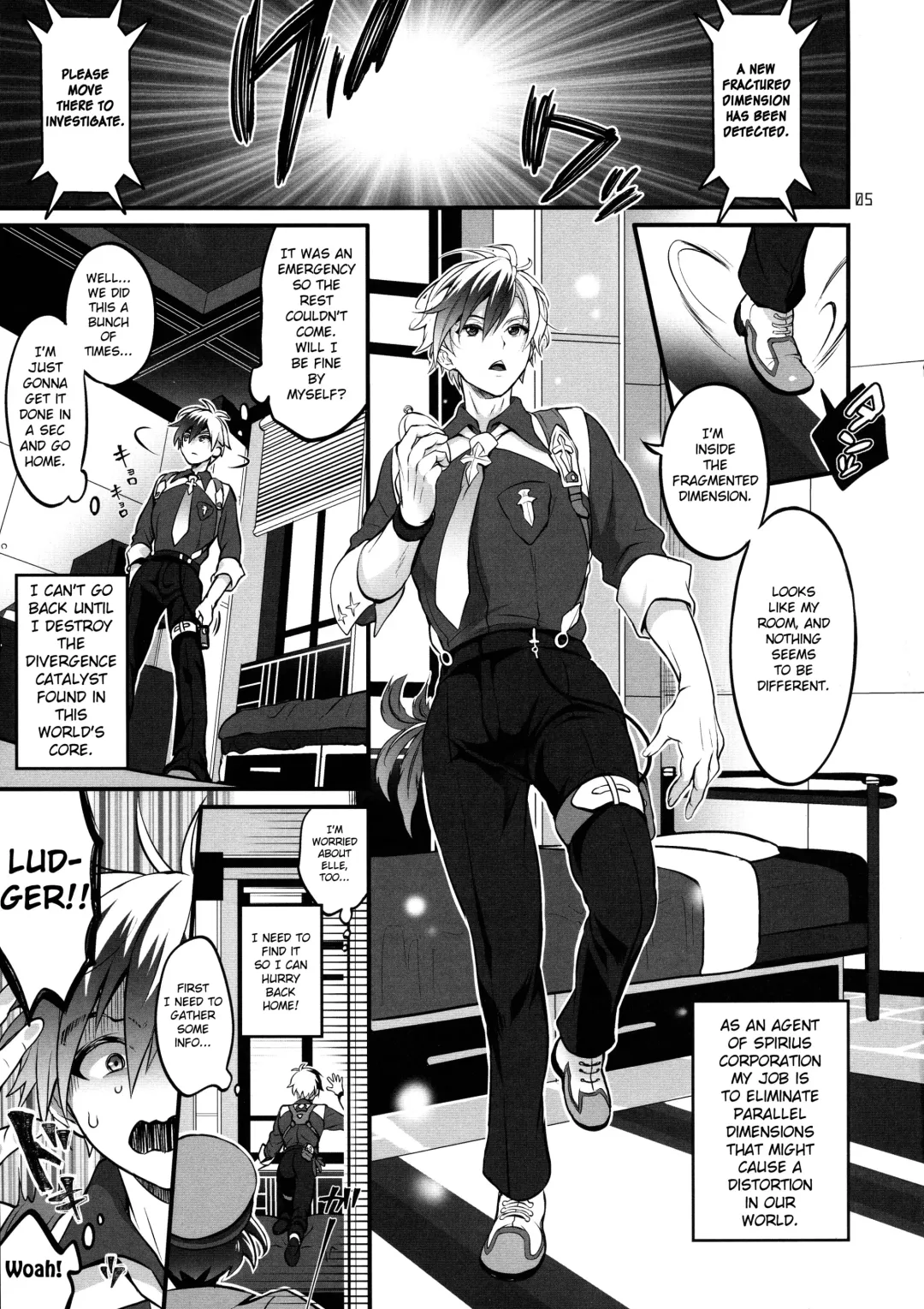 [Tokimachi Eisei] Totsu Nyuu Futanari Darake no Bunshi Sekai Fhentai - Page 5