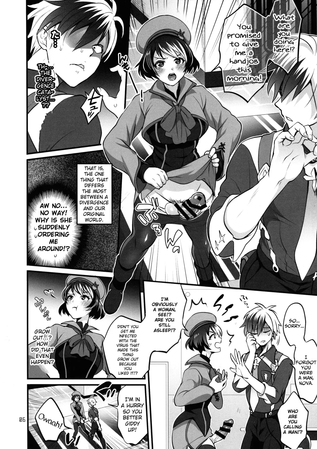 [Tokimachi Eisei] Totsu Nyuu Futanari Darake no Bunshi Sekai Fhentai - Page 6